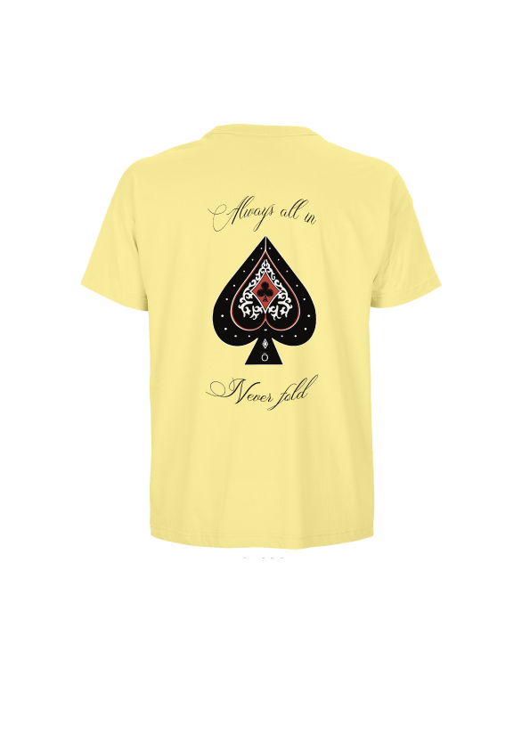 Camiseta Oversize Neverfold · Poker