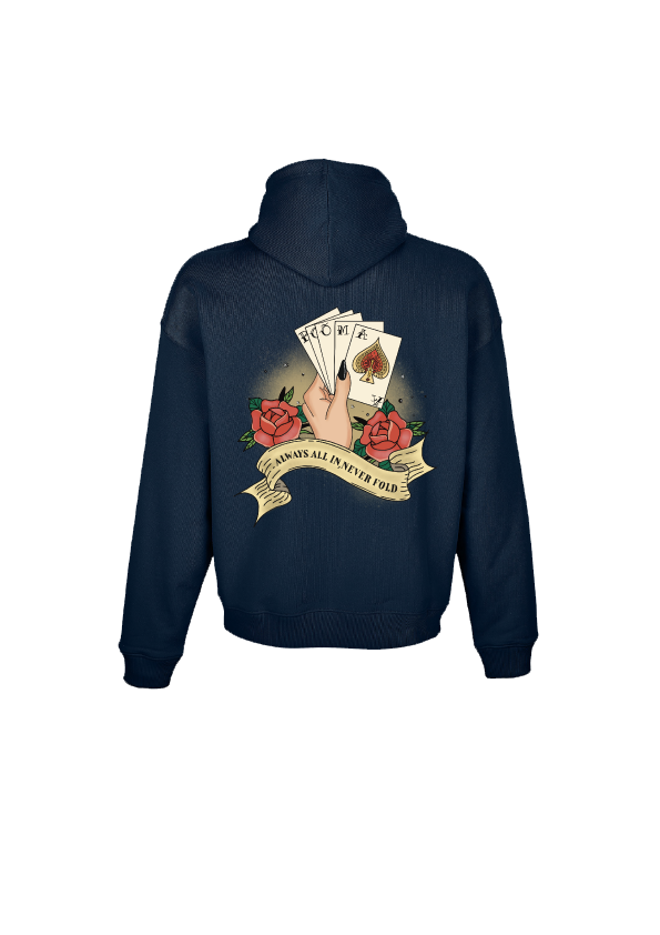 Sudadera Capucha Oversize Allin · Poker secundaria