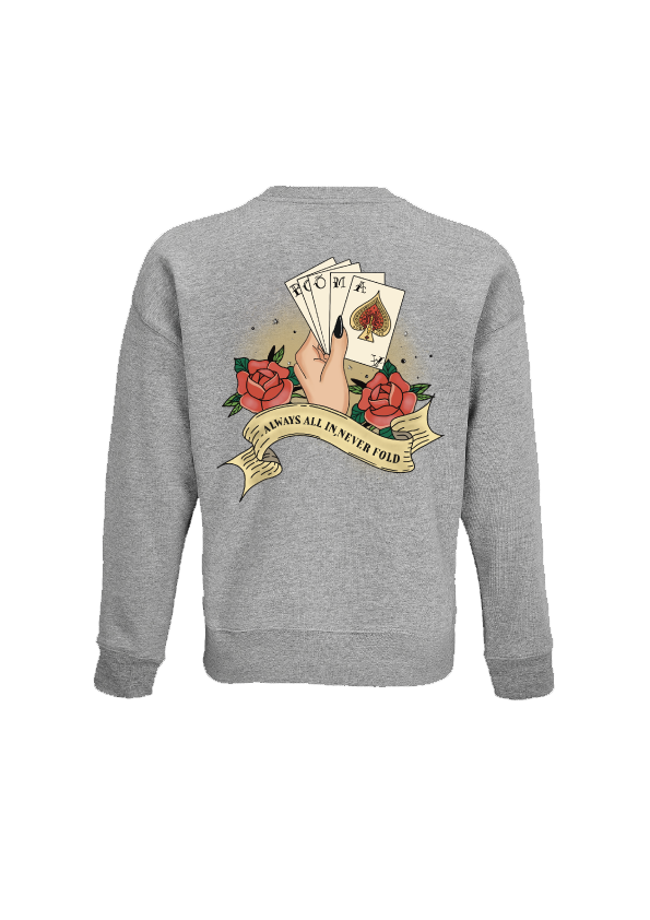 Sudadera Oversize Allin · Poker secundaria