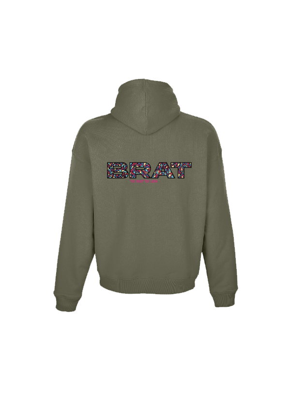 Sudadera Capucha Oversize Brat · Bendito Verano