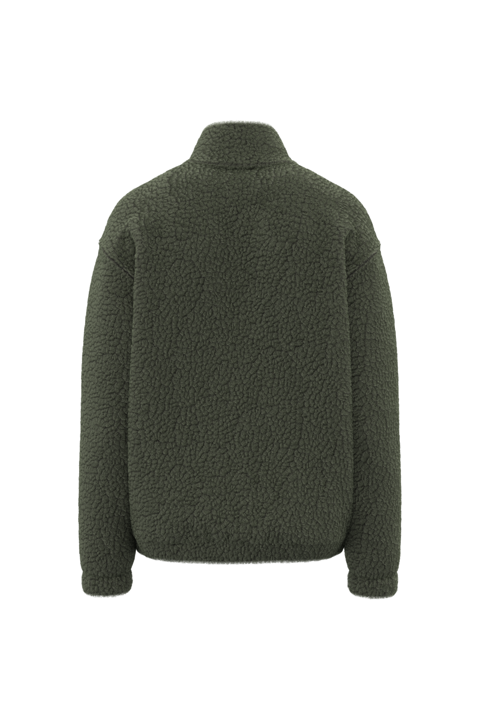 Sudadera Teddy 1/4 cremallera secundaria